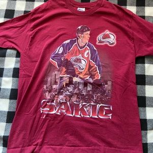 Joe Sakic Vintage Colorado Avalanche Tee